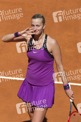 Tennis Match Elena Vesnina vs Petra Kvitová in Madrid