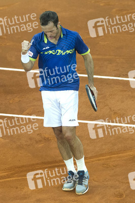 Tennis Match Andy Murray vs Radek Stepánek in Madrid