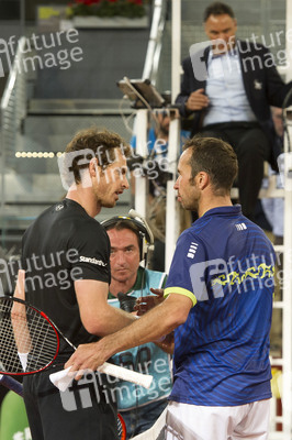 Tennis Match Andy Murray vs Radek Stepánek in Madrid