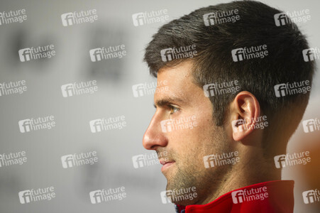 Pressekonferenz mit Novak Djokovic in Madrid