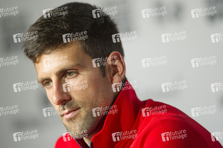 Pressekonferenz mit Novak Djokovic in Madrid