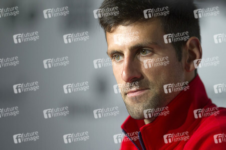 Pressekonferenz mit Novak Djokovic in Madrid