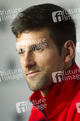 Pressekonferenz mit Novak Djokovic in Madrid