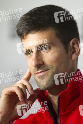 Pressekonferenz mit Novak Djokovic in Madrid