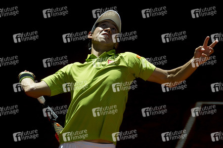 Tennis Match Fabio Fognini vs Kei Nishikori in Madrid