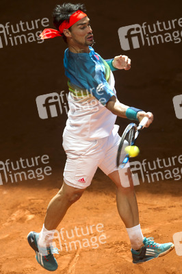 Tennis Match Fabio Fognini vs Kei Nishikori in Madrid
