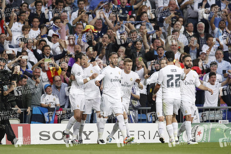 Champions League Match Real Madrid vs Manchester City in Madrid