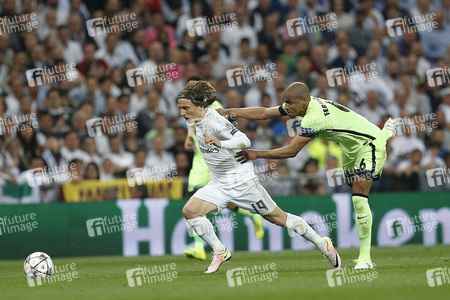 Champions League Match Real Madrid vs Manchester City in Madrid