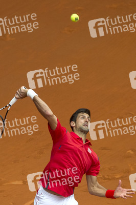 Tennis Match Roberto Bautista Agut vs Novak Djokovic in Madrid