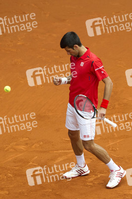Tennis Match Roberto Bautista Agut vs Novak Djokovic in Madrid