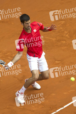 Tennis Match Roberto Bautista Agut vs Novak Djokovic in Madrid