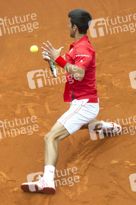 Tennis Match Roberto Bautista Agut vs Novak Djokovic in Madrid