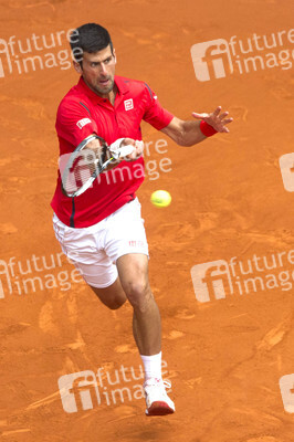 Tennis Match Roberto Bautista Agut vs Novak Djokovic in Madrid