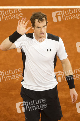 Tennis Match Tomás Berdych vs Andy Murray in Madrid