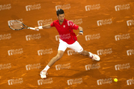 Tennis Match Novak Djokovic vs Milos Raonic in Madrid