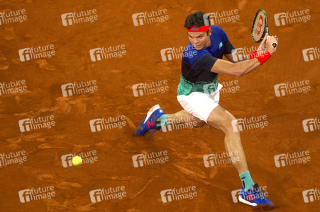 Tennis Match Novak Djokovic vs Milos Raonic in Madrid
