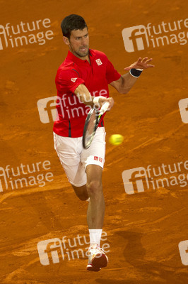 Tennis Match Novak Djokovic vs Milos Raonic in Madrid
