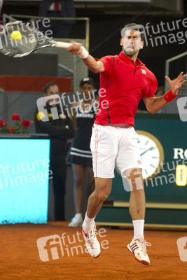 Tennis Match Novak Djokovic vs Milos Raonic in Madrid
