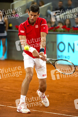 Tennis Match Novak Djokovic vs Milos Raonic in Madrid
