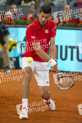 Tennis Match Novak Djokovic vs Milos Raonic in Madrid