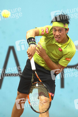 Tennis Match Nick Kyrgios vs Kei Nishikori in Madrid