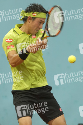 Tennis Match Nick Kyrgios vs Kei Nishikori in Madrid