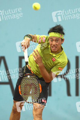 Tennis Match Nick Kyrgios vs Kei Nishikori in Madrid