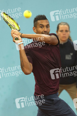 Tennis Match Nick Kyrgios vs Kei Nishikori in Madrid