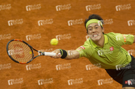 Tennis Match Nick Kyrgios vs Kei Nishikori in Madrid
