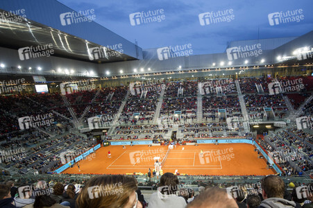 Tennis Match Novak Djokovic vs Kei Nishikori in Madrid