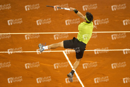 Tennis Match Novak Djokovic vs Kei Nishikori in Madrid