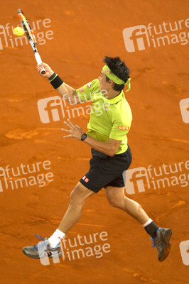 Tennis Match Novak Djokovic vs Kei Nishikori in Madrid