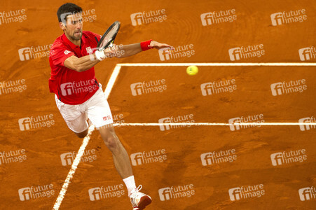 Tennis Match Novak Djokovic vs Kei Nishikori in Madrid