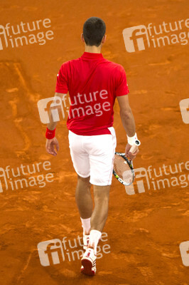 Tennis Match Novak Djokovic vs Kei Nishikori in Madrid