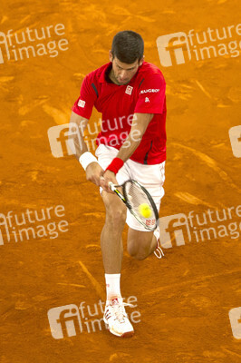 Tennis Match Novak Djokovic vs Kei Nishikori in Madrid