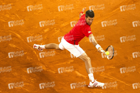 Tennis Match Novak Djokovic vs Kei Nishikori in Madrid