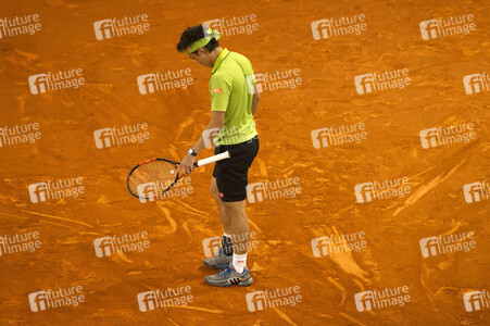Tennis Match Novak Djokovic vs Kei Nishikori in Madrid
