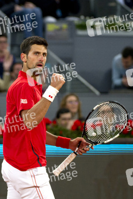 Tennis Match Novak Djokovic vs Kei Nishikori in Madrid