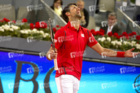 Tennis Match Novak Djokovic vs Kei Nishikori in Madrid