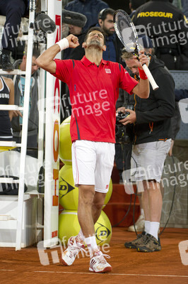 Tennis Match Novak Djokovic vs Kei Nishikori in Madrid