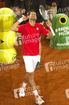 Tennis Match Novak Djokovic vs Kei Nishikori in Madrid