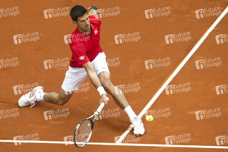 Tennis Match Novak Djokovic vs Andy Murray in Madrid