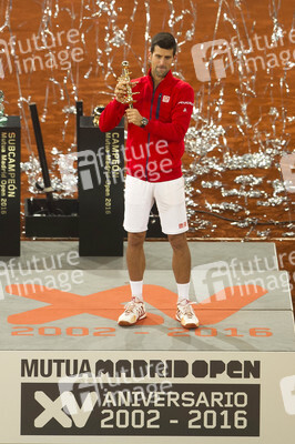 Tennis Match Novak Djokovic vs Andy Murray in Madrid