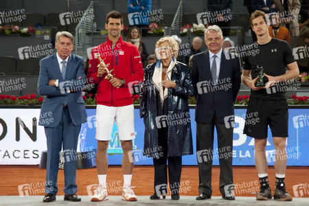 Tennis Match Novak Djokovic vs Andy Murray in Madrid