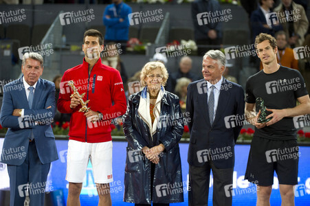 Tennis Match Novak Djokovic vs Andy Murray in Madrid