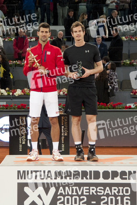 Tennis Match Novak Djokovic vs Andy Murray in Madrid