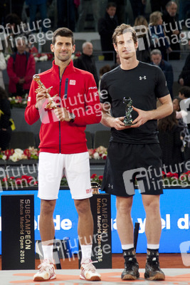 Tennis Match Novak Djokovic vs Andy Murray in Madrid