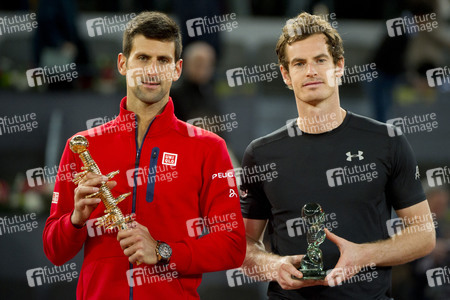 Tennis Match Novak Djokovic vs Andy Murray in Madrid