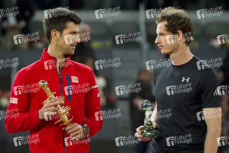 Tennis Match Novak Djokovic vs Andy Murray in Madrid
