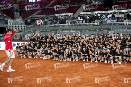 Tennis Match Novak Djokovic vs Andy Murray in Madrid